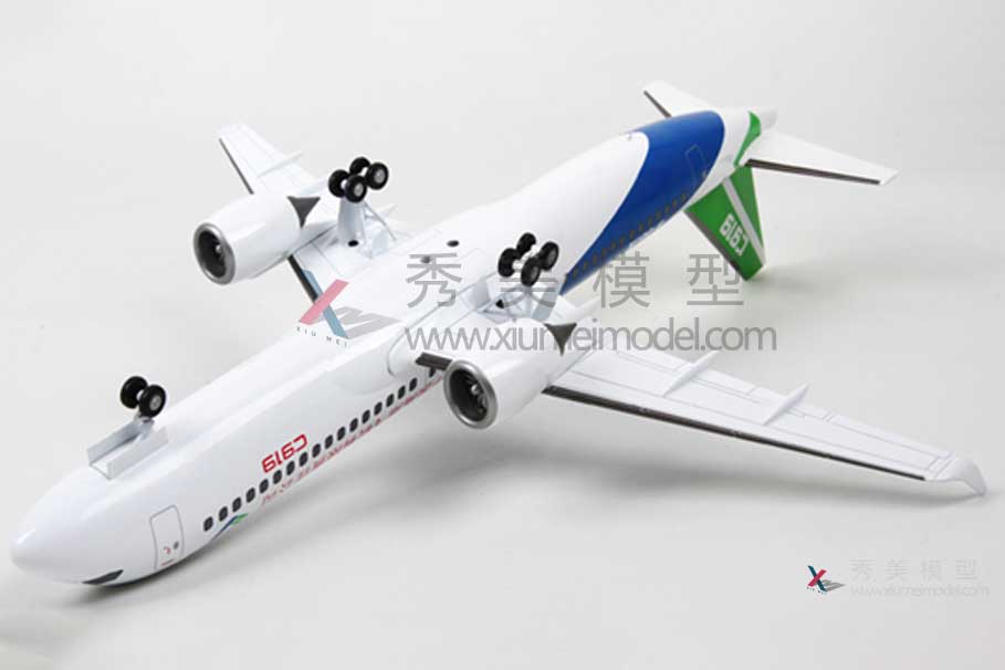C919大飛機模型-教學飛機模型