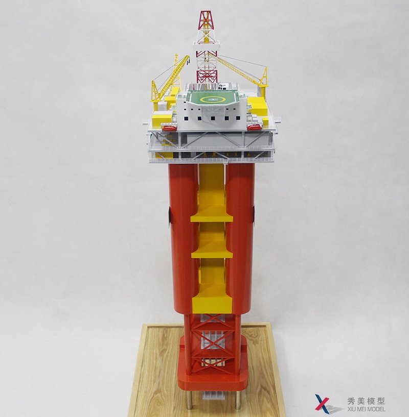立柱式生產平臺spar模型--中船重工民船中心--秀美