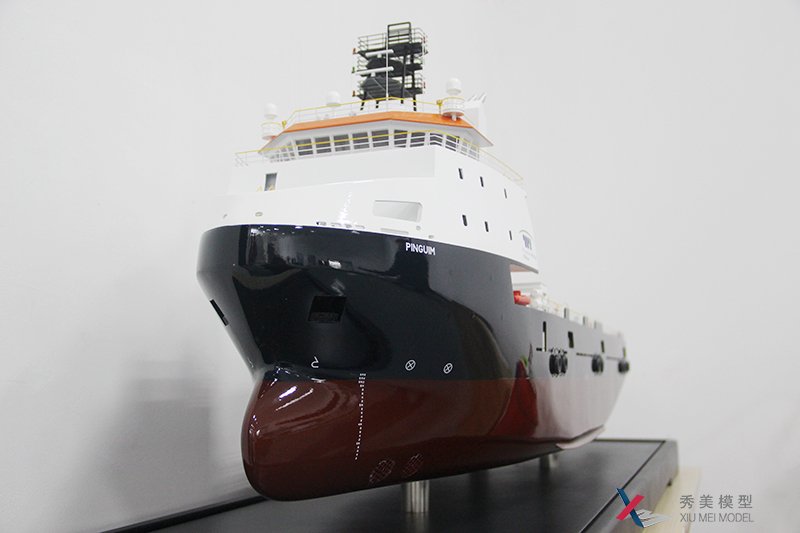 PSV 5000平臺供應船模型--荷蘭達門造船---秀美模型
