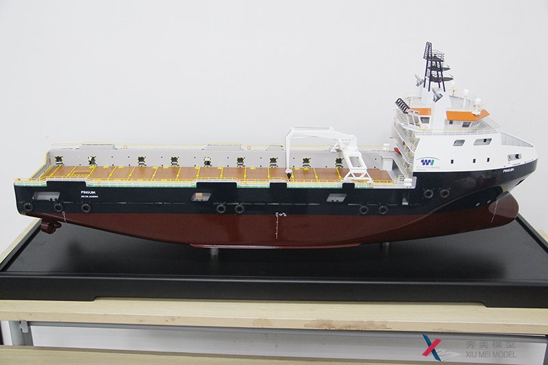 PSV 5000平臺供應船模型--荷蘭達門造船---秀美模型