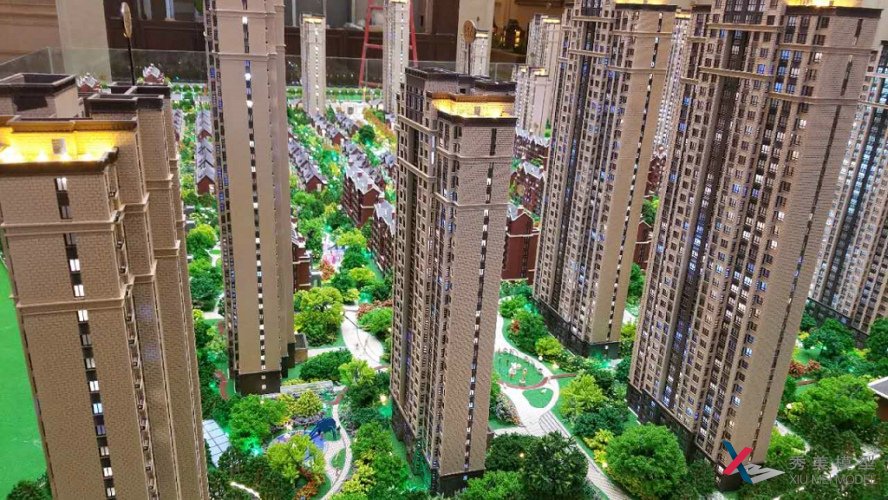 房地產沙盤模型燈光照明效果要注意什么呢?