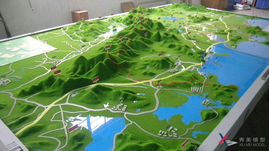 沙盤模型設計制作的方法